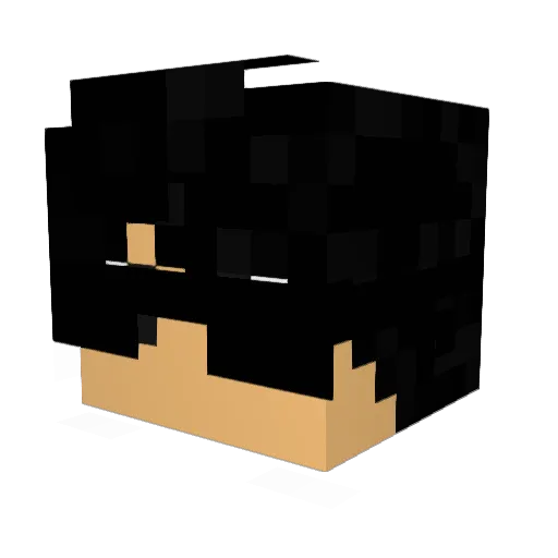 cbuumm Minecraft avatar head, 3D render