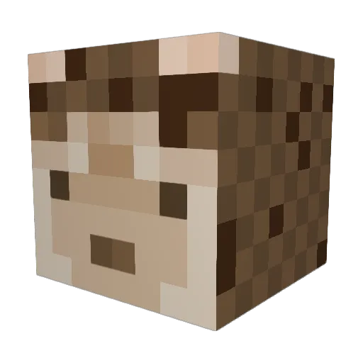 cc_babey Minecraft avatar head, 3D render