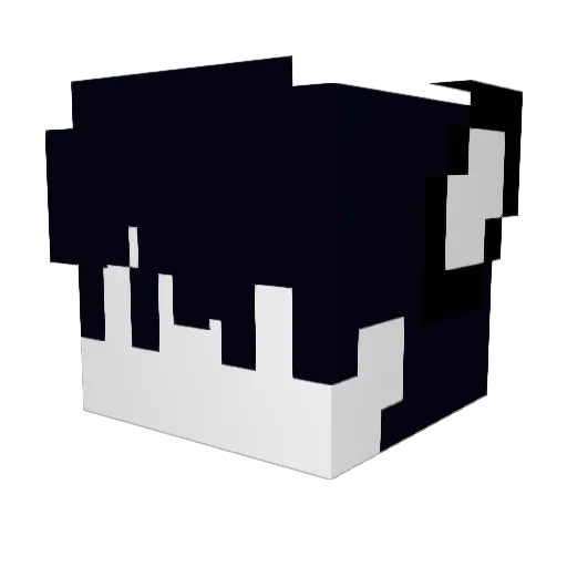 cc_c_relios_tg Minecraft avatar head, 3D render