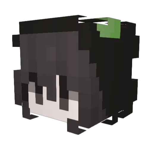 ccaaf21 Minecraft avatar head, 3D render