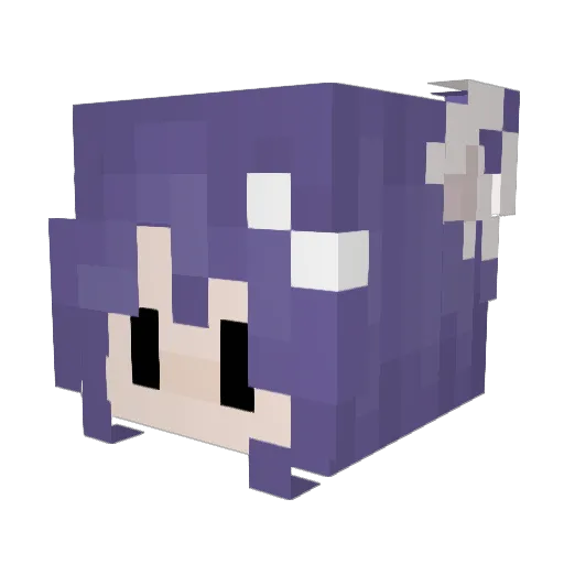 ccakepuff Minecraft avatar head, 3D render