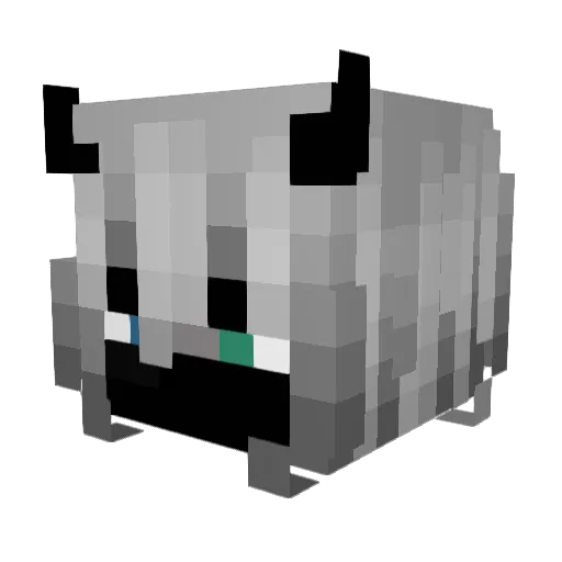 ccamillaa Minecraft avatar head, 3D render