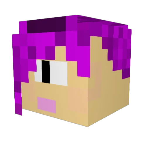 ccampbell Minecraft avatar head, 3D render