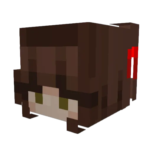 ccastro16 Minecraft avatar head, 3D render