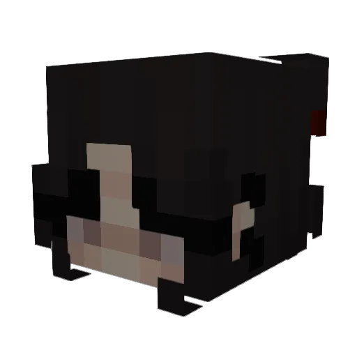 ccay Minecraft avatar head, 3D render