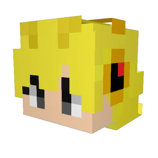 cccccay_noob Minecraft avatar head, 3D render