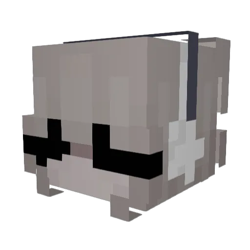 cccedar Minecraft avatar head, 3D render