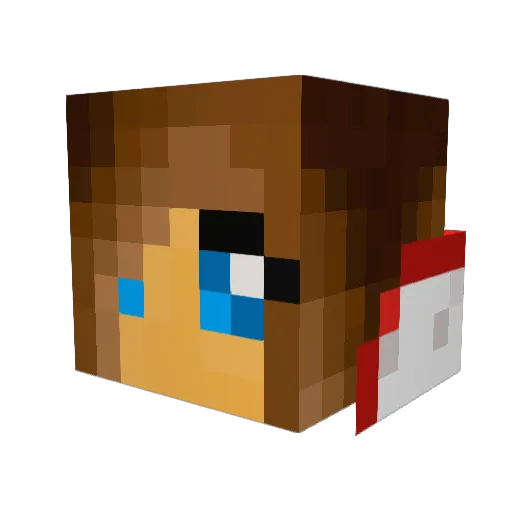 cccn1234 Minecraft avatar head, 3D render