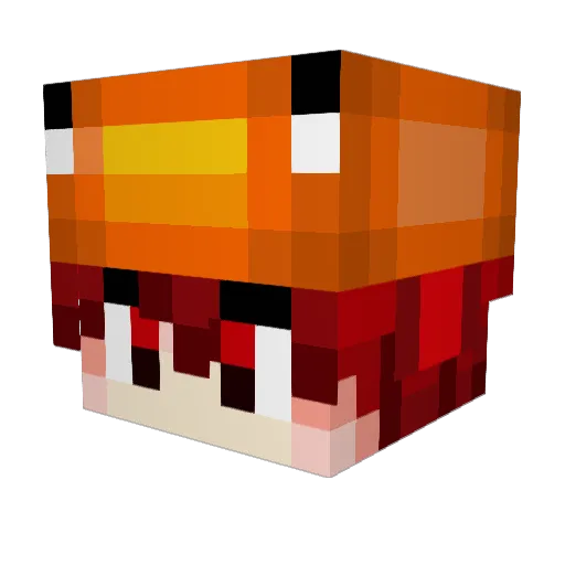cccoppp Minecraft avatar head, 3D render