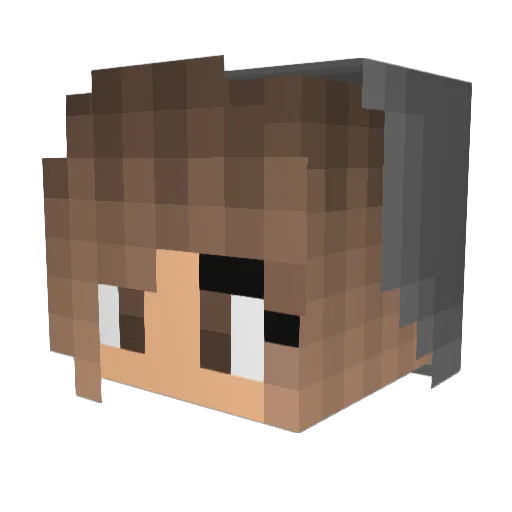 ccdiamond Minecraft avatar head, 3D render