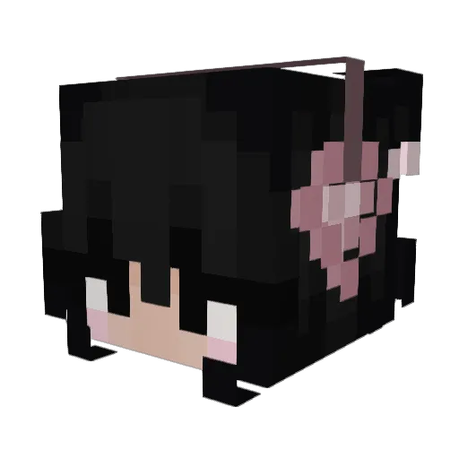 ccerisse Minecraft avatar head, 3D render