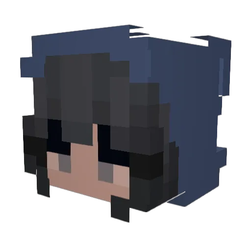ccevelynn Minecraft avatar head, 3D render