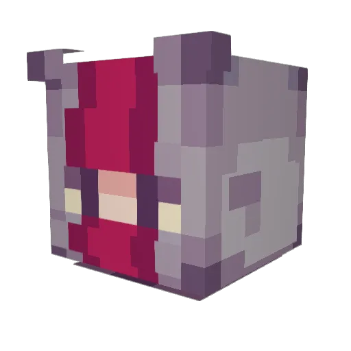 cchaell Minecraft avatar head, 3D render