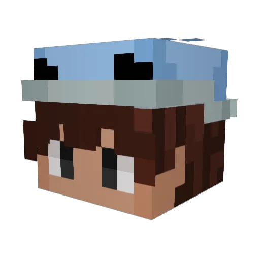 ccheezy Minecraft avatar head, 3D render
