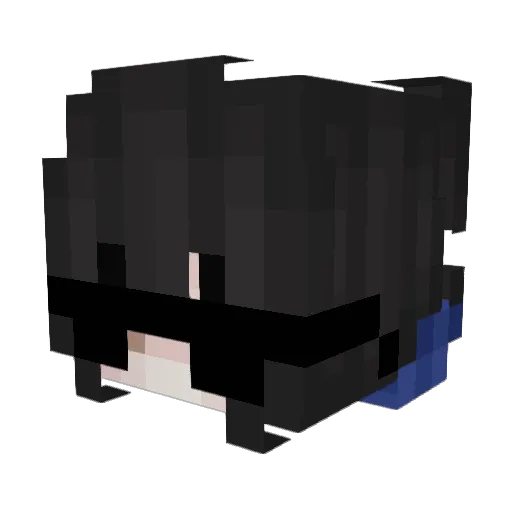 cchheerryyy Minecraft avatar head, 3D render