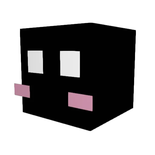 cchocolatemilk Minecraft avatar head, 3D render