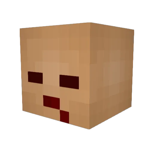 cchung0718 Minecraft avatar head, 3D render