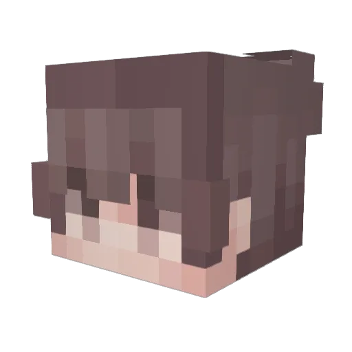 ccieel Minecraft avatar head, 3D render