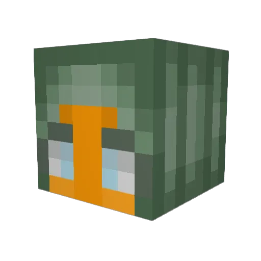 cciitrusy Minecraft avatar head, 3D render