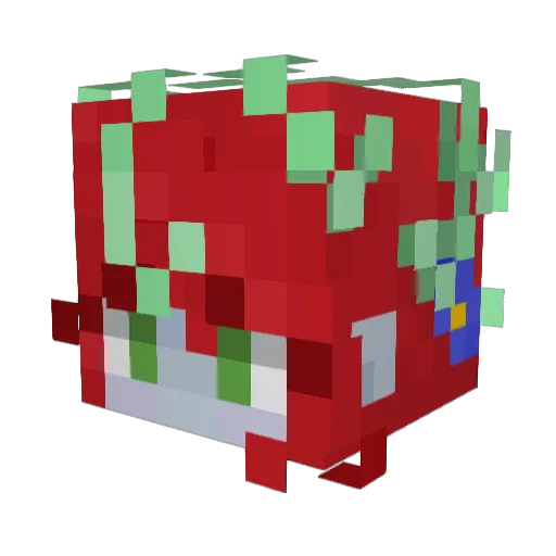 cclady8 Minecraft avatar head, 3D render