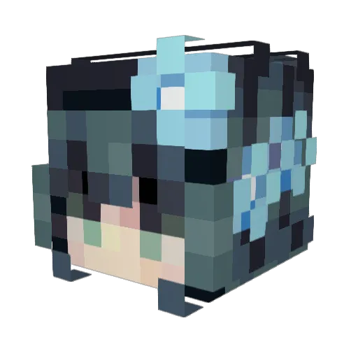 cclemon69 Minecraft avatar head, 3D render