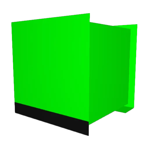 cclhd Minecraft avatar head, 3D render