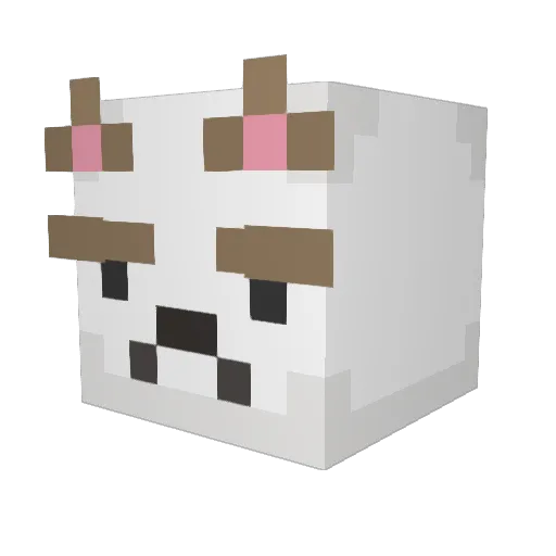 ccmh Minecraft avatar head, 3D render