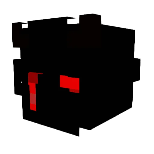 ccobraX Minecraft avatar head, 3D render