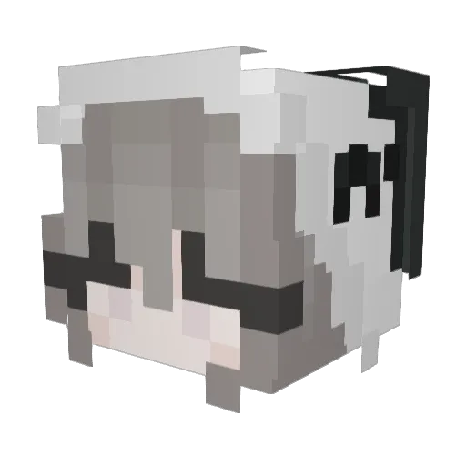 ccomdall Minecraft avatar head, 3D render