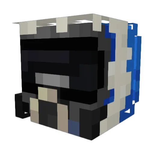 cconarr Minecraft avatar head, 3D render