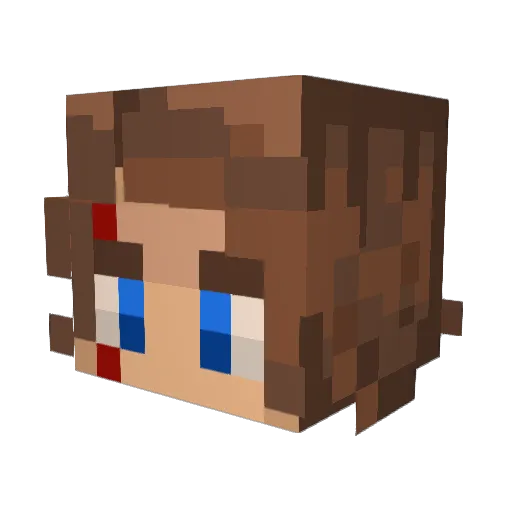 cconte8 Minecraft avatar head, 3D render