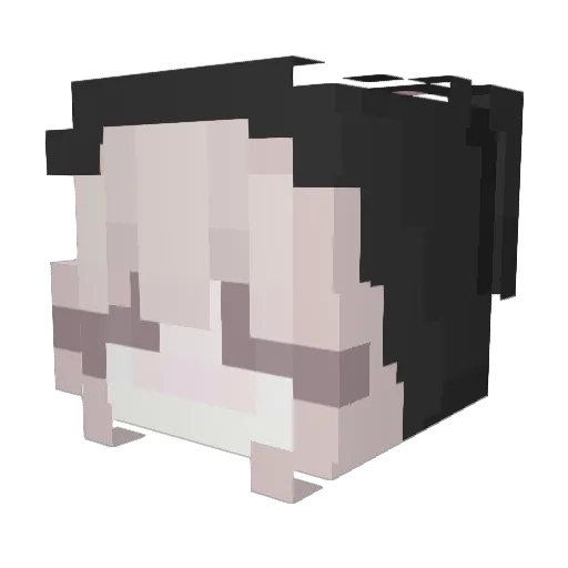 ccoree Minecraft avatar head, 3D render