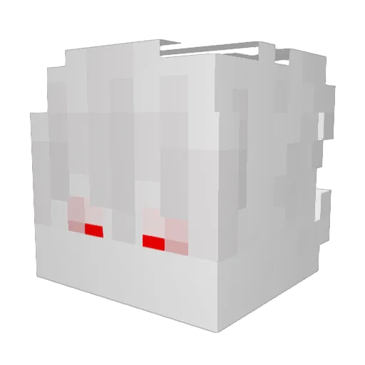 ccqr Minecraft avatar head, 3D render