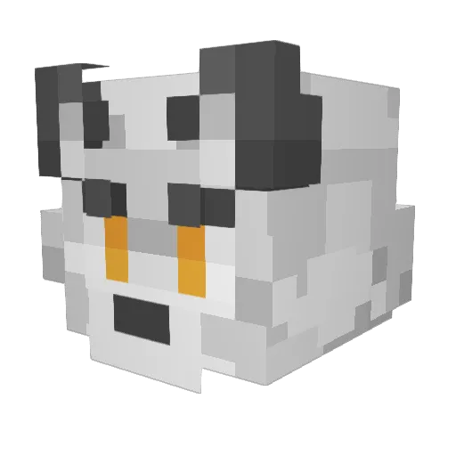 ccquien Minecraft avatar head, 3D render
