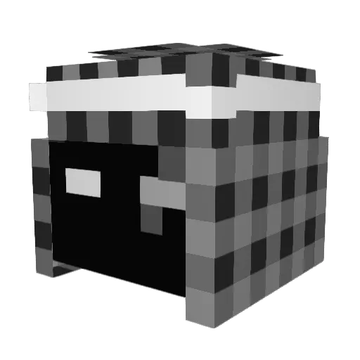 ccryingsky Minecraft avatar head, 3D render