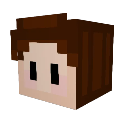 ccski1515 Minecraft avatar head, 3D render
