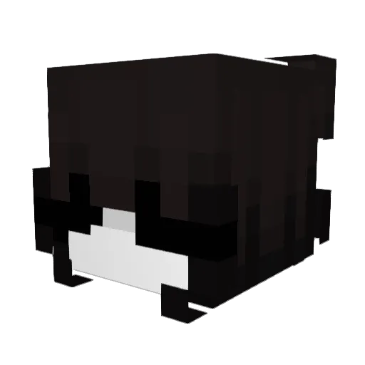 ccuties Minecraft avatar head, 3D render