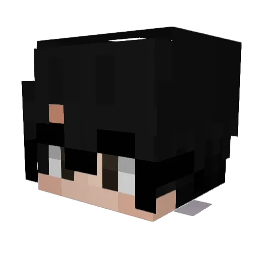 ccyyclone Minecraft avatar head, 3D render