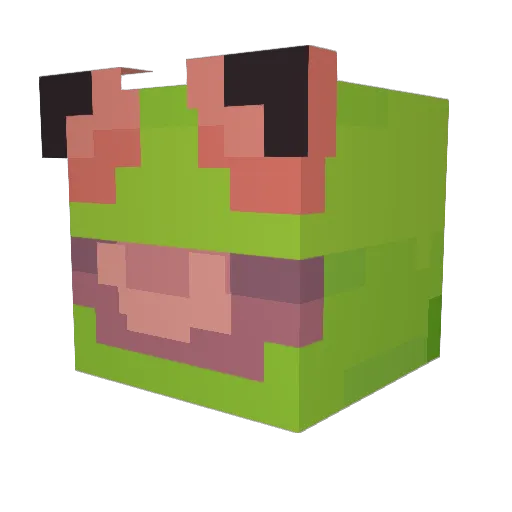 ccyyo Minecraft avatar head, 3D render