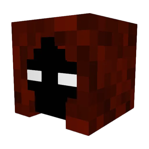 cczcc Minecraft avatar head, 3D render