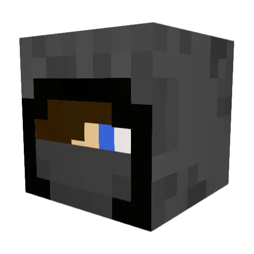 cd132009 Minecraft avatar head, 3D render