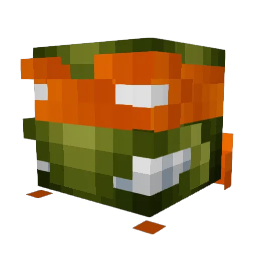cdacav Minecraft avatar head, 3D render