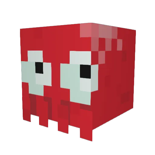 cdata Minecraft avatar head, 3D render