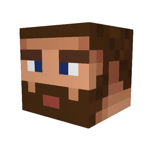 cdcase99 Minecraft avatar head, 3D render
