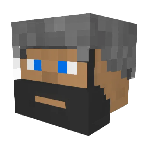 cdcplays6710 Minecraft avatar head, 3D render