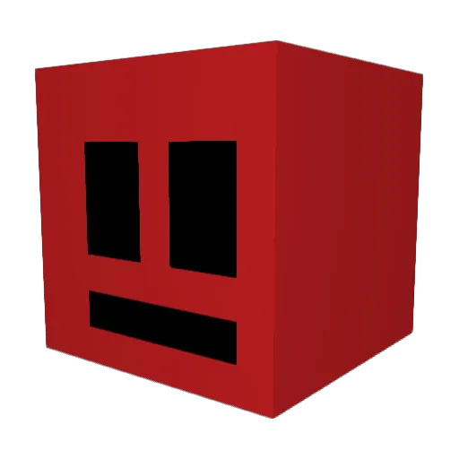 cdeeeeeeeeee Minecraft avatar head, 3D render