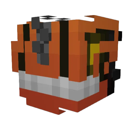 cdevil100 Minecraft avatar head, 3D render