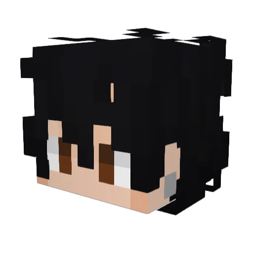 cdifiore Minecraft avatar head, 3D render