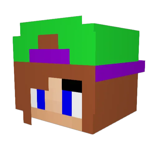 cdixon513 Minecraft avatar head, 3D render