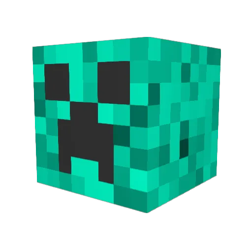 cdog2022 Minecraft avatar head, 3D render